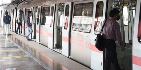 delhi metro trains start running with 100 per cent seating capacity
