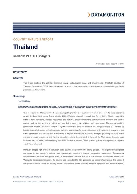 Pdf Thailand Pestle Analysis Dokumen Tips