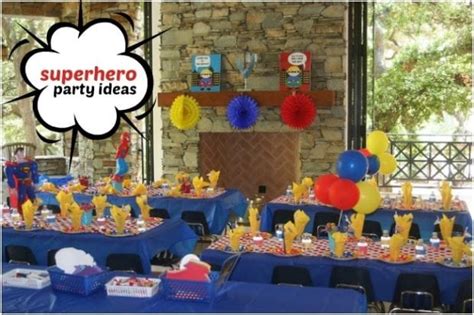 Superhero Themed Birthday Party For 4 Year Olds Spaceships And Laser
