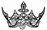 Crown Tattoo King Drawings Drawing Designs Queen Tribal Crowns Clip Sketch Draw Princess Deviantart Tattoos Medieval Easy Lion Clipart Tiara sketch template