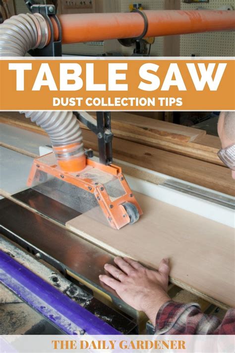 table  dust collection tips