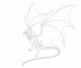 Wyvern Template Lineart Sugarpoultry sketch template