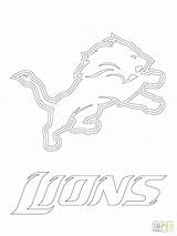 Lions Detroit Coloring Football Pages Clipart Getdrawings sketch template
