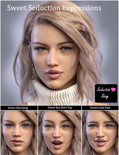 Iv Sweet Seduction Expressions For Genesis 8 Female S Daz 3d Models