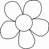 Daisy Outline Clip Clipart sketch template