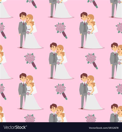 wedding couple is hugging each other royalty free vector