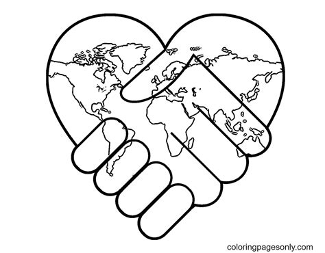 international day  peace coloring pages printable