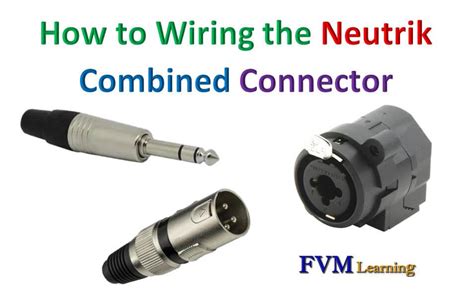 wiring  neutrik combined connector electronic circuits