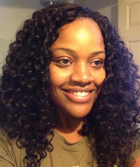 Full Sew In Weave No Hair Out Naturally Curly 1b Natural
