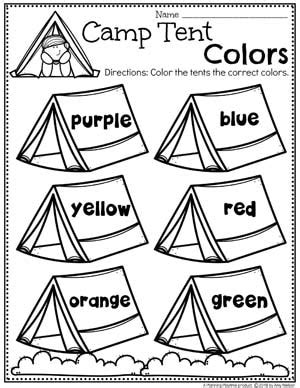 camping theme preschool planning playtime