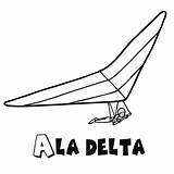 Ala Delta Alas Guiainfantil sketch template