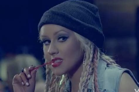 Christina Aguilera S Your Body Video Includes More Hair Colors Than
