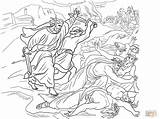 Coloring Elijah Baal Prophets Pages Elisha Fire Defeats Printable Heaven Prophet Chariot Bears Taken God Popular Template Results Coloringhome sketch template