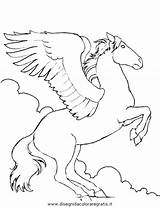 Pegasus Pegaso Pobarvanke Coloriage Flying Cavallo Cheval Volant Konji Creatures Malvorlage Korner Pegasos Konj Mythical Coloringhome Caballos Fantasia Otroke Fantasie sketch template