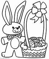 Easter Coloring Pages Basket Colouring Printable Sheets Kids Sheet Pasen Preschoolers sketch template