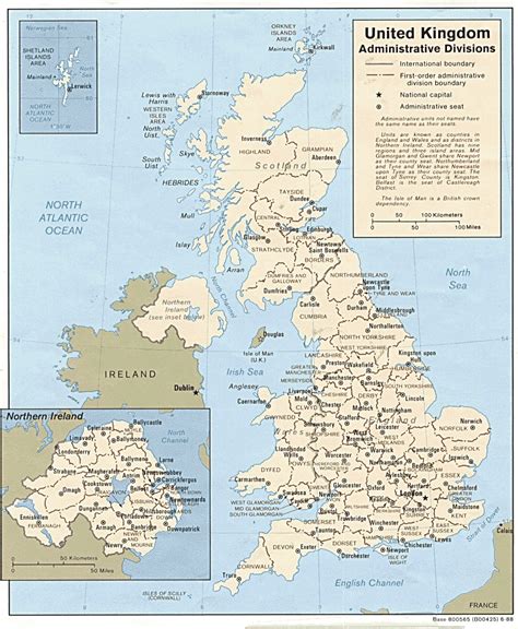 detailed administrative map  great britain great britain detailed administrative map