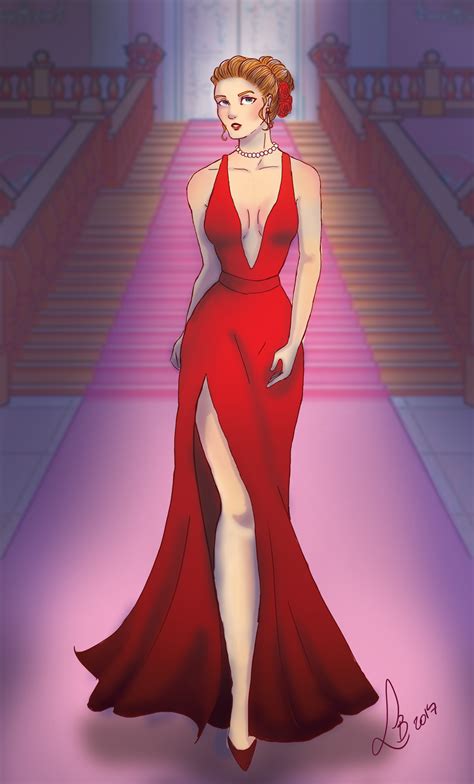 America Singer The Red Dress By Laribaroboskin On Deviantart