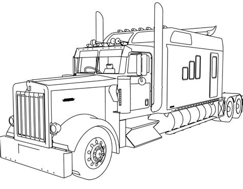 truck coloring page  printable coloring pages  kids