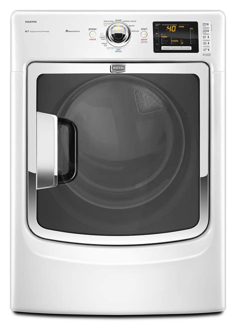maytag mgdxw  cu ft maxima high efficiency front load gas steam dryer westrich