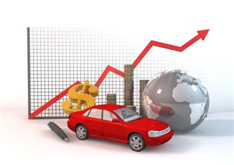 red car assets chart front stock illustration illustration  rate