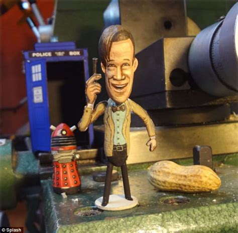 they re nut bad artist creates bizarre models of celebrities using salty snacks daily mail online