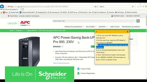 check ups estimated run time  apc website schneider electric youtube
