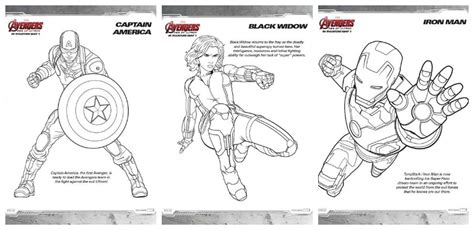 avengers age  ultron coloring pages