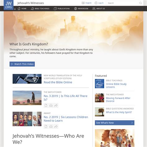 jehovah s witnesses—official website
