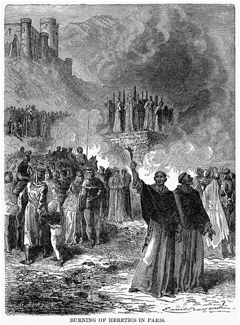 Paris Burning Of Heretics Photograph By Granger