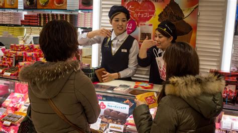 japanese women reject tradition of giving chocolate to male coworkers