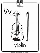 Violin Letter sketch template