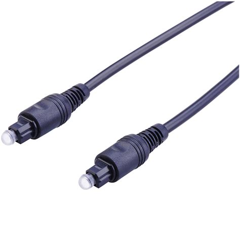 onn  ft digital optical audio cable black  removable rubber tips walmartcom