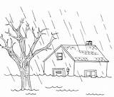 Flood Coloring Pages Color Natural Disaster Designlooter Printable Washing Entire Away Know Life Getcolorings Getdrawings 546px 46kb sketch template