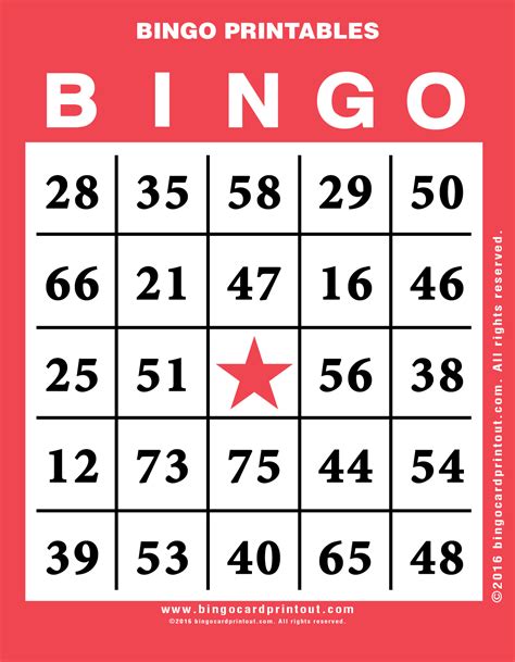 bingo printables bingocardprintoutcom