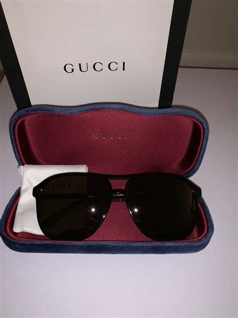 authentic men s aviator gucci sunglasses very good conditions very