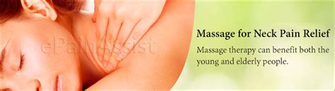 Massage For Neck Pain Relief Trigger Point Massage Swedish