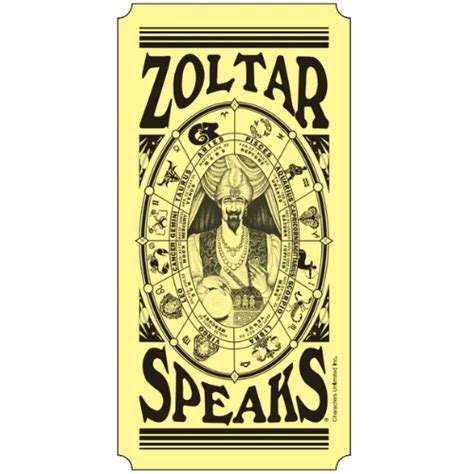zoltar fortune cards characters unlimited