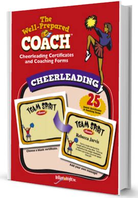 cheerleading award templates cheerleader certificates