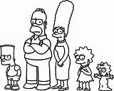 Simpsons Simpson Coloring Pages Bart Family Characters Printable Youtuber Maggie Cartoon Getcolorings Getdrawings Color Print Colorings sketch template