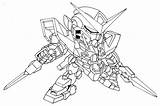 Gundam Coloring Pages Sd Sketch Wing Chibi Kids Choose Board sketch template