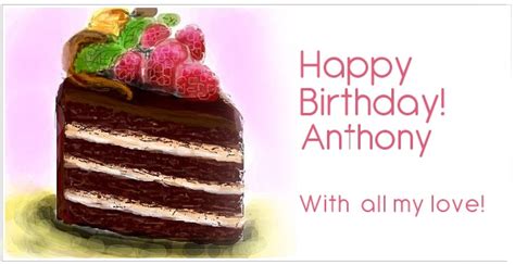 happy birthday  anthony   love