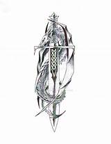 Tattoo Sword Celtic Viking Tattoos Dragon Shield Designs Deviantart Cross Norse Visit Men Choose Board Google sketch template
