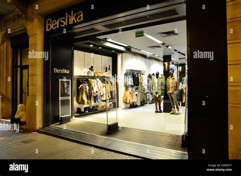 bershka shop  pelayo street barcelona stock photo alamy