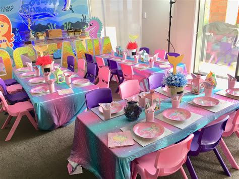 kids birthday party table setup auckland nz janellas