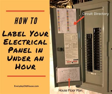 printable electrical panel labels