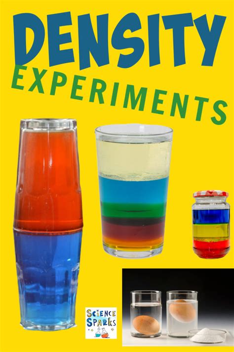 density explained easy density experiments  tricks  kids