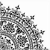 Stencil Stencils Moroccan Decoupage Damask Estarcido Pochoir Idee Patrones Macam Mandale Marroquí Línea Transfer Stenciling Catalogue Parete Bentuk Ornamen Modèle sketch template