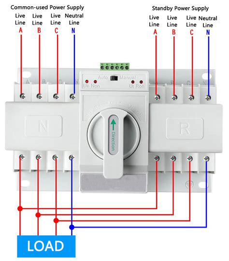 diagram  pole automatic transfer switch wiring diagram mydiagramonline