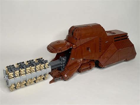 lego moc ucs mtt  droid rack trade federation version