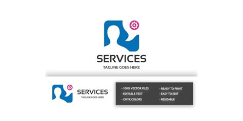 services logo  modernikdesign codester